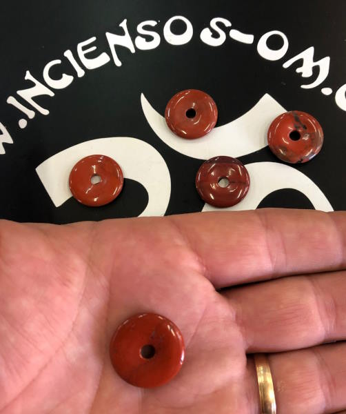 Donut Jaspe Rojo 2 cm